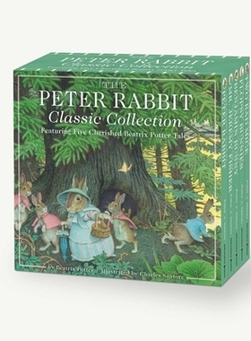预订 The Peter Rabbit Classic Collection (the Revised Edition): A Board Book Box Set Including Peter Rabbit, Jeremy Fish