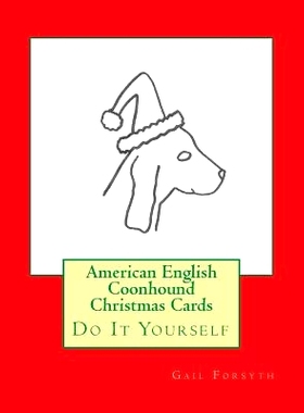 预订 American English Coonhound Christmas Cards: Do It Yourself: 9781515380153
