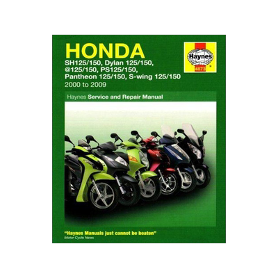[预订]Honda 125 Scooters (SH, SES, NES, PES & FES 125) (00 - 09) Haynes Repair Manual 9781844258734