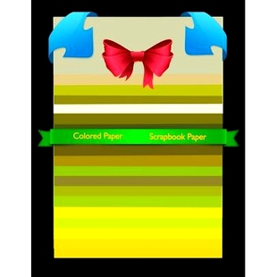 预订 Scrapbook Paper: Colored Paper Scrapbook Paper Yellow Group Colored Sheet Series