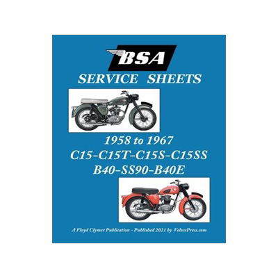 [预订]BSA C15-C15t-C15s-C15ss-B40-Ss90-B40e ’Service Sheets’ 1958-1967 9781588502490