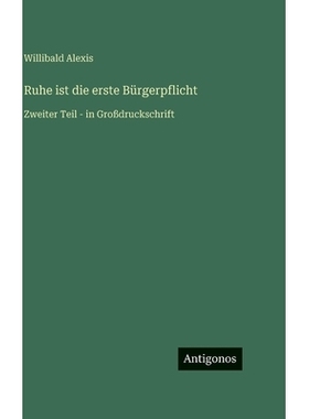 预订 Ruhe ist die erste Bürgerpflicht: Zweiter Teil - in Großdruckschrift: 9783566117290