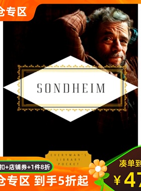 现货 桑德海姆歌词 Everyman's Library口袋诗人系列 音乐剧作词人 西区故事理发师陶德 英文原版  Stephen Sondheim Lyrics
