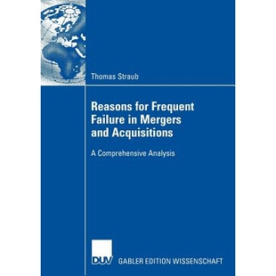 预订 Reasons for Frequent Failure in Mergers and Acquisitions: A Comprehensive Analysis: 9783835008441