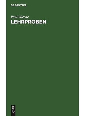 预订 Lehrproben: Geometrische und algebraische Betrachtungen über Maxima und Minima: 9783111152233