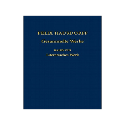预订 Felix Hausdorff - Gesammelte Werke Band 8