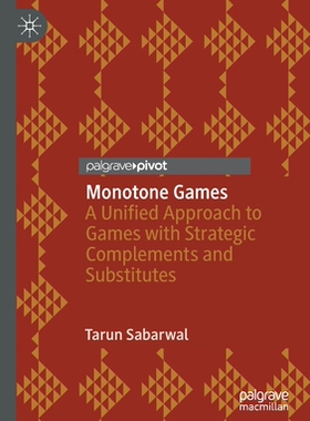 【预订】Monotone Games 9783030455156