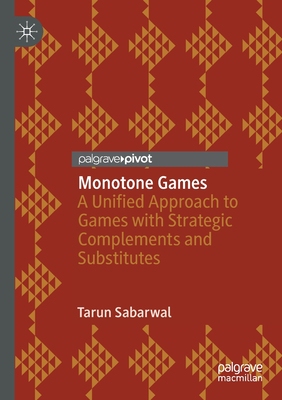 【预订】Monotone Games 9783030455156