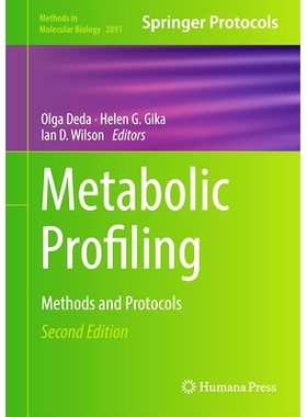 预订 Metabolic Profiling: Methods and Protocols 代谢分析：方法与协议 第2版: 9781071643334