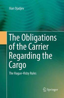 【预订】The Obligations of the Carrier Regarding the Cargo