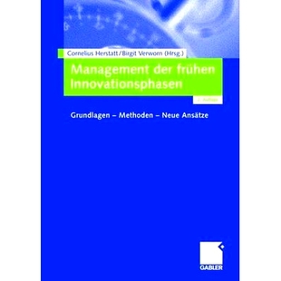 frühen 方法 Ansätze Management der 早期创新阶段 Grundlagen Innovationsphasen 基础 预订 Methoden 管理 Neue