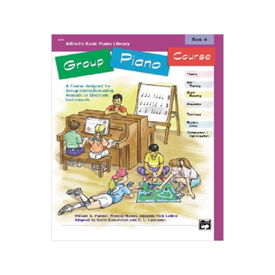 英文原版 Alfred's基础钢琴集体课程4 Alfred's Basic Piano Library Group Piano Course, Book 4