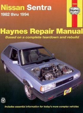 [预订]Nissan Sentra Sedan, Coupe, Wagon petrol (1982-1994) Haynes Repair Manual (USA) 9781563921506