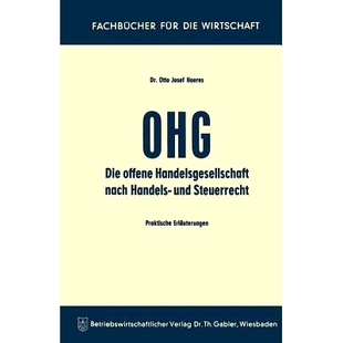 nach Handels Erläuterungen Die 9783663061137 Praktische OHG Steuerrecht 预订 und