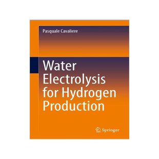 [预订]Water Electrolysis for Hydrogen Production 9783031377792