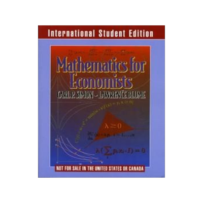 [预订]Mathematics for Economists 9780393117523