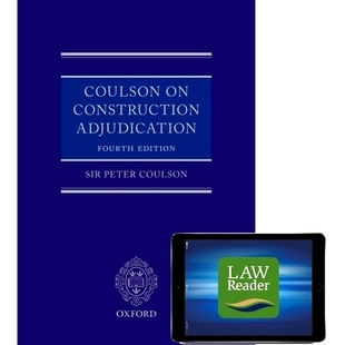 9780198838623 and 库尔森关于建筑裁决 pack digital 包装 Coulson Construction 预订 Adjudication 书籍及数码 book