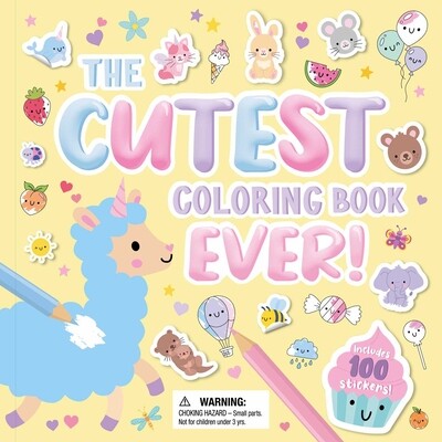 预订 The Cutest Coloring Book Ever 9781836504542
