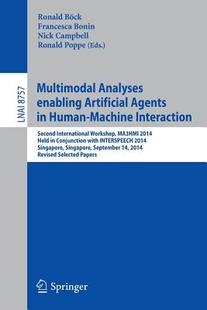 預訂 Agents Machine Interaction Artificial Human enabling Analyses Multimodal