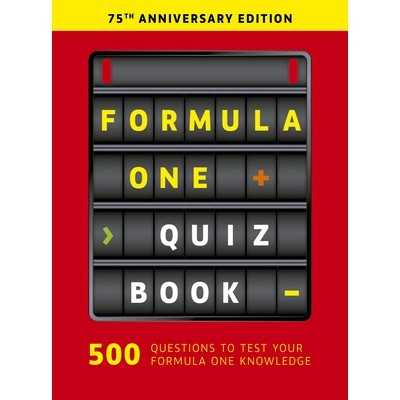 现货 一级方程式赛车问答书 75周年纪念版 F1赛车知识 英文原版 Formula One Quiz Book 75th Anniversary edition