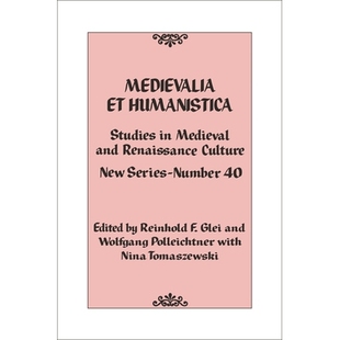 New No. 预订 Culture Series Renaissance Humanistica and Medieval 第40号：研 中世纪人文史 Studies Medievalia