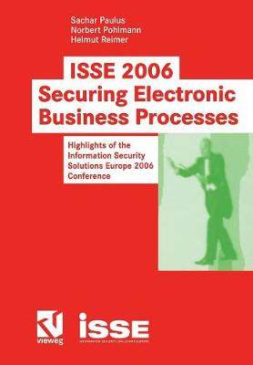 【预订】ISSE 2006 Securing Electronic Business Processes