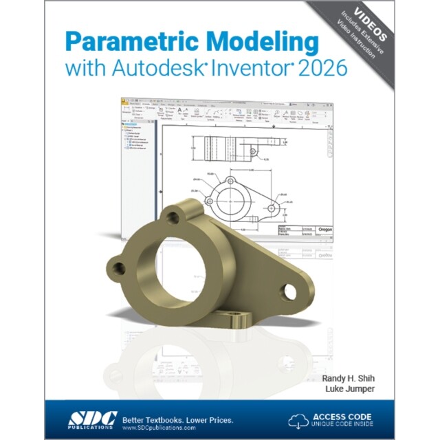 预订 Parametric Modeling with Autodesk Inventor 2026 使用 Autodesk Inventor 2026进行参数化建模 9781630577322