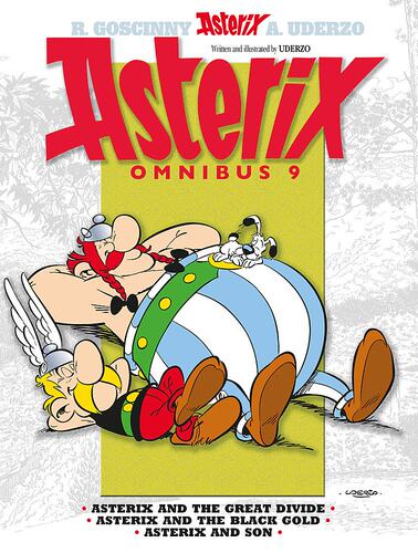 英文原版 高卢英雄历险记 25-27 合订本 卷九 儿童漫画 Asterix Omnibus 9 征服大壕沟 奥德赛之旅 阿斯特克斯的儿子