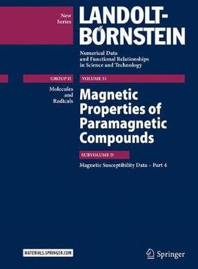 【预订】Magnetic Properties of Paramagnetic Compounds