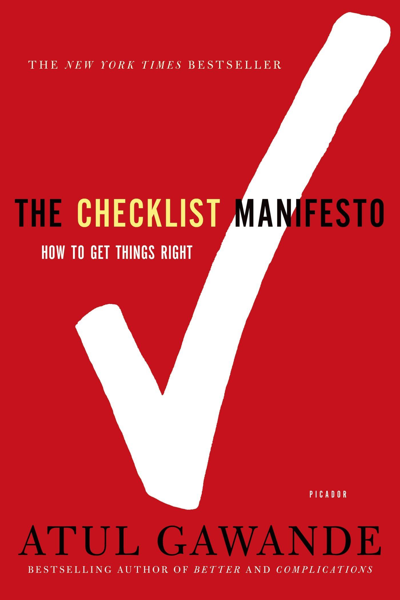 英语原版 清单革命 the checklist manifesto: how to get things