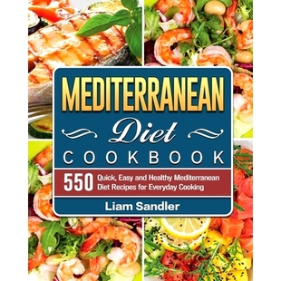500 Keep Mediterranean Quick Beginners Cookbook Fit Savory Maintain Creative For Recipes Diet 预订 Energy and