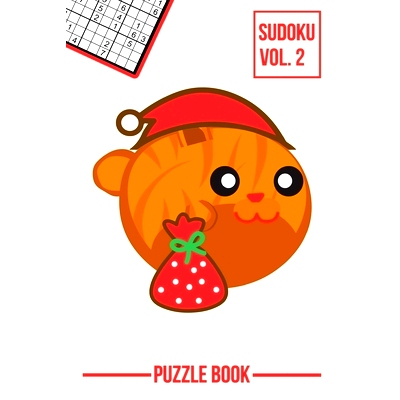 预订 Merry Christmas Orange Tabby Cat Santa Sudoku Kitty Lover Xmas Puzzle Book Volume 2: 200 Challenging Puzzles: 97986