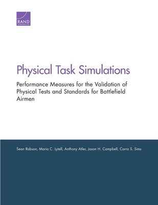 【预订】Physical Task Simulations: Performance Measures for the Validation of Physical Tests and Standards for Bat... 书籍/杂志/报纸 原版其它 原图主图