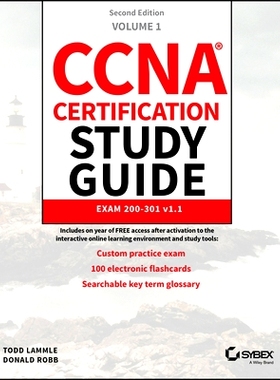 预订 CCNA Certification Study Guide Volume 1: Exam 200-301 2E 思科认证网络支持工程师认证研究指南 第1卷：考试200-301 第2