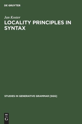 【预订】Locality principles in syntax 9783110133158