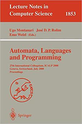 【预订】Automata, Languages and Programming 9783540677154