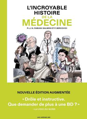 预售 医学的历史 法语原版 法国趣味科普漫画 L’Incroyable histoire de la médecine