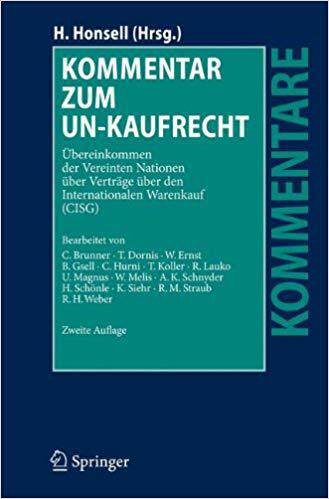 【预订】Kommentar zum UN-Kaufrecht 9783540720904