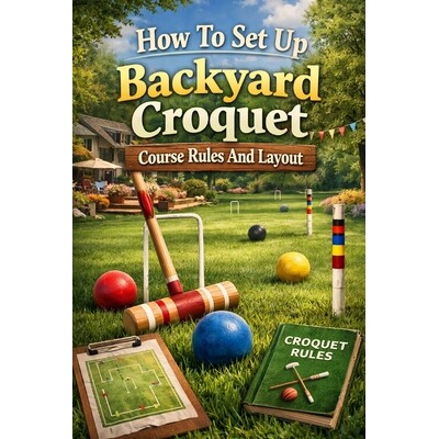 预订 How To Set Up Backyard Croquet: Course Rules And Layout 9798246458709