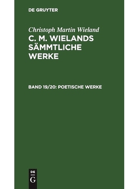 预订 Poetische Werke: [2 Teile]: 9783112456972