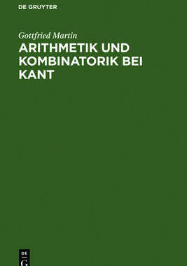 预订 Arithmetik und Kombinatorik bei Kant