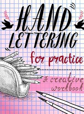 预订 Hand Lettering For Practice Sheet, A Creative Workbook: Purple Color Tone Worksheet to Practice Hand Lettering,8.5