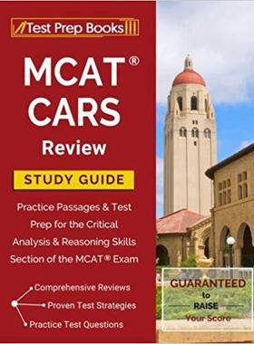 【预售】MCAT Cars Review Study Guide: Practi...
