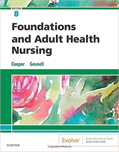 Foundations and Adult Health Nursing 成人健康护理及基础知识