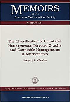 【预售】The Classification of Countable Homogeneous Directed Graphs and Countable Homogeneous \(n\)-tournaments