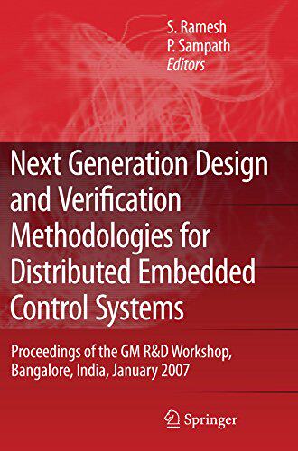 【预订】Next Generation Design and Verification Methodologies for Distributed Embedded Control Systems