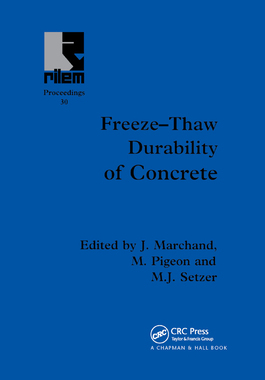 【预订】Freeze-Thaw Durability of Concrete