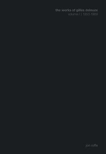 The 预订 Gilles Works Deleuze 1953 9780992373498 1969