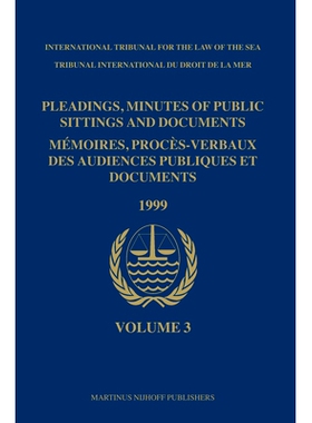 预订 Pleadings, Minutes of Public Sittings and Documents / Mémoires, procès-verbaux des audiences publiques et documen