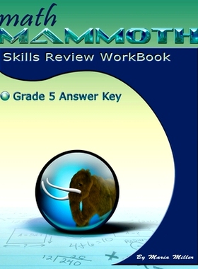 预订 Math Mammoth Grade 5 Skills Review Workbook Answer Key: 9781942715719